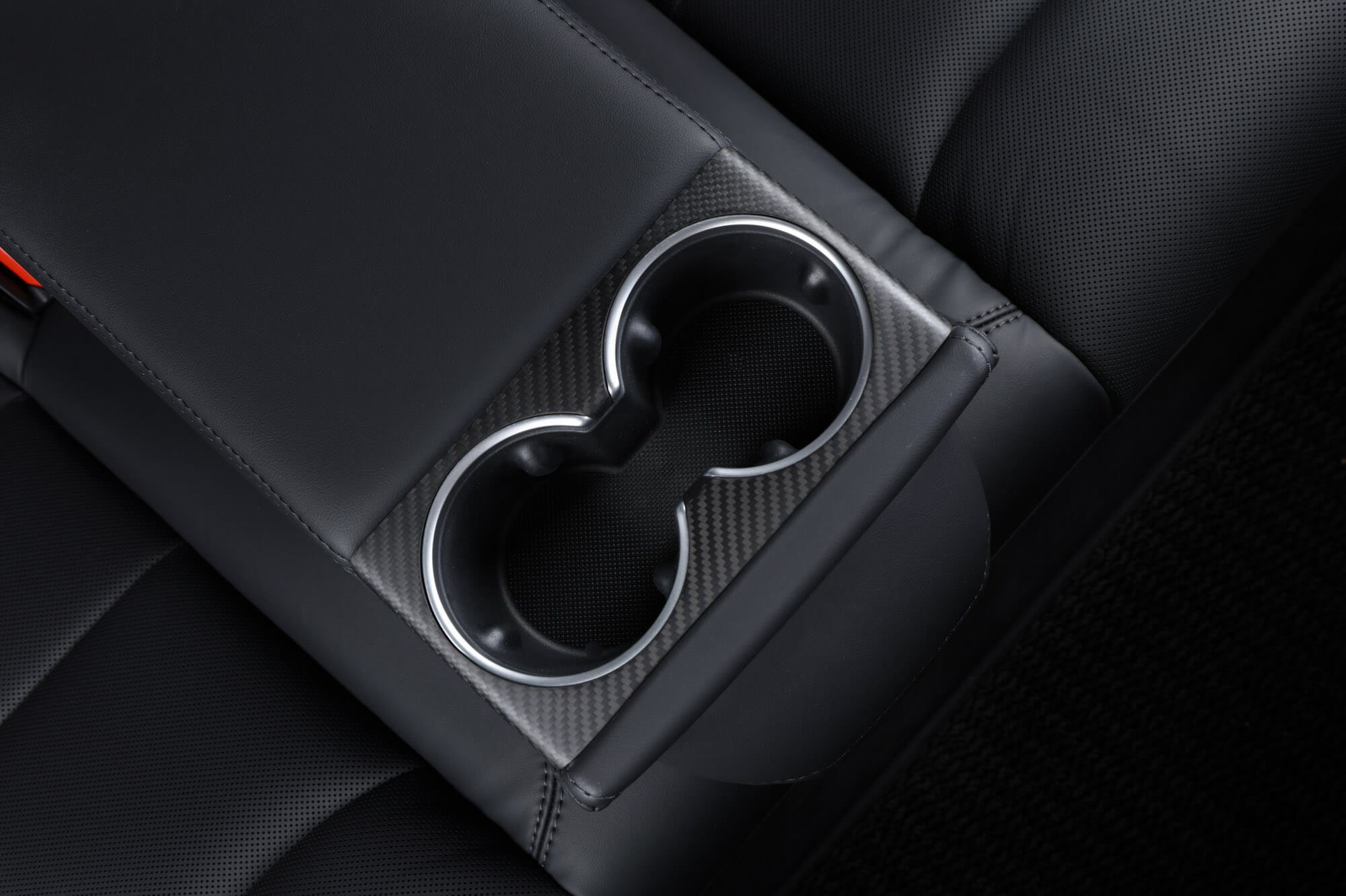 Carbon Fiber Rear Cup Holder Cover for Tesla Model 3 Highland (2024) – Hills