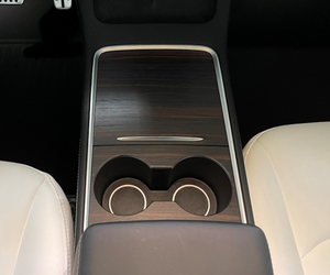 wood center console