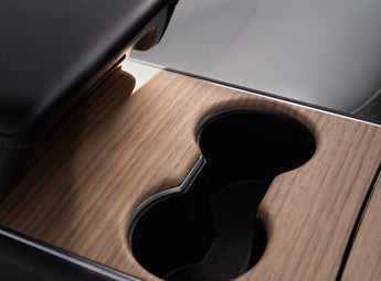 Real wood center console - Tesla Model 3 and Y