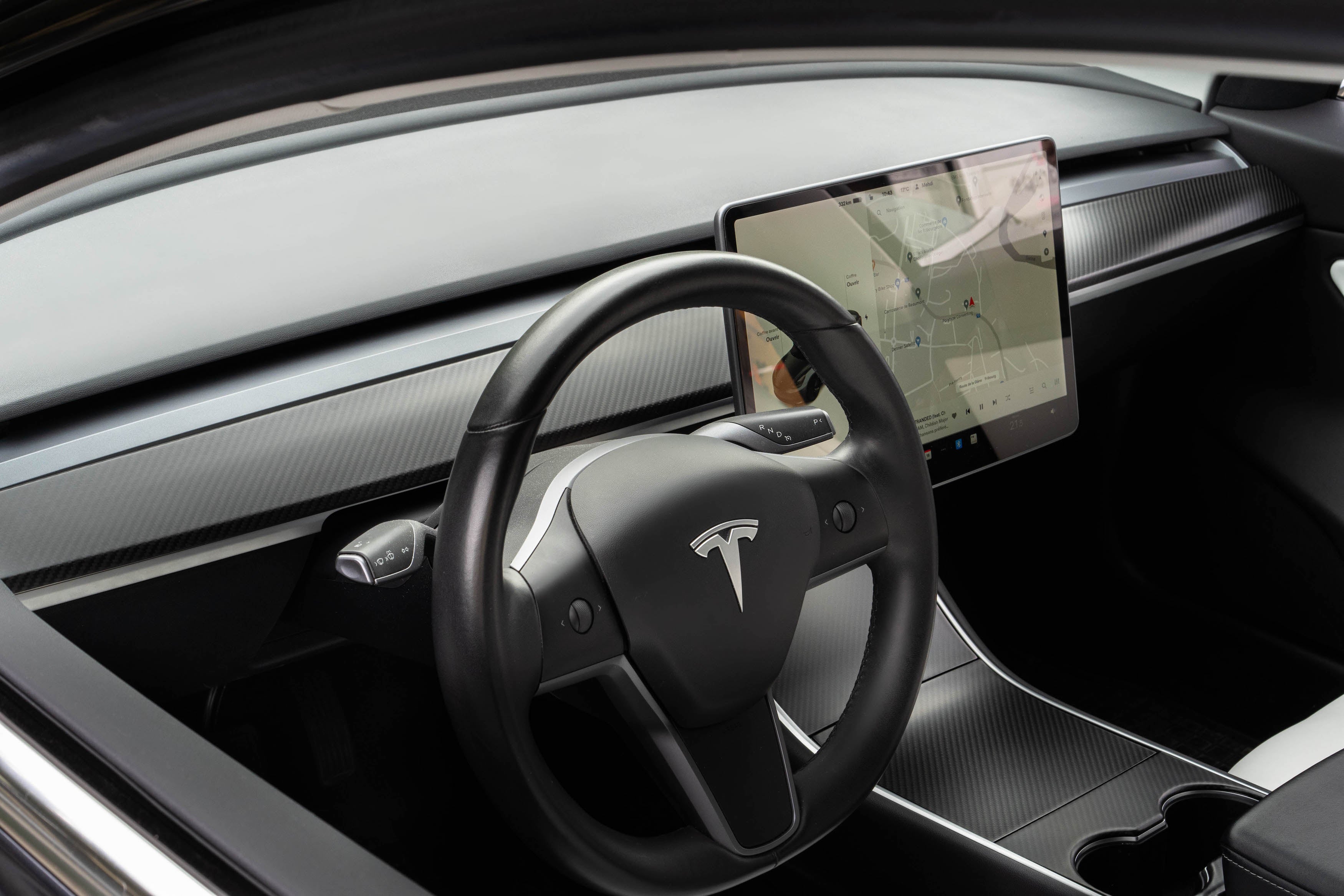 Carbon Fiber Interior Upgrade (bundle) for Tesla Model 3 & Y 2017