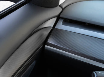 Genuine Carbon Fiber Door Panels Cover for Tesla Model 3 & Model Y – Hills