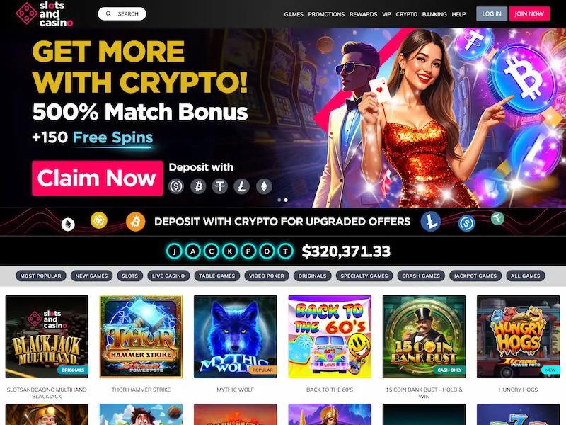 slots and casino home